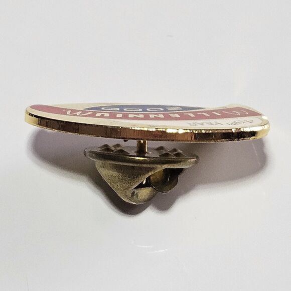 Vintage McDonald's 45th Year Millennium 2000 Lapel Hat Pin Gold Tone - Picture 8 of 10